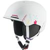 ALPINA Brix Jr - Casco da sci sicuro e leggero per bambini, con paraorecchie removibili, assorbimento ottimale degli urti e buona ventilazione, white-graphic matt, M (55-59)