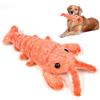 PQKL-Party Floppy Lobster Interactive Dog Toy, Giocattolo interattivo per Cani, Lavabile, Giocattolo per Cani di Piccola Taglia e Gatti