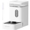 Gardner Pet Distributore Acqua Automatico 6,5L per Cani e Gatti, Bianco | Non Elettricità, Ciotola in Acciaio Inox, per Famiglie Multi-Pet, Abbeveratoio a Gravità, BPA-free, con Filtro