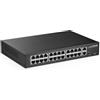 mokerlink Switch Poe 24 Porte, 2 Uplink Gigabit, 300W IEEE802.3af/at, VLAN ed Estensione, Switch Ethernet Plug And Play Non gestito su Rack in Metallo