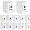 Rrochio 12 Sacchetti per Ecovacs T30 Pro Omni, T30 Omni Robot Aspirapolvere DEEBOT Accessori, 3,4L Grande Capacità Sacchetti di Ricambio per la polvere (12 Pezzi)