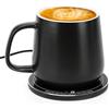 APEKX Caffè Thermos Scaldatazze intelligente Scaldatazze elettriche Spegnimento automatico Mantiene caldi caffè, tè e latte 12,8 oz, Temperatura intelligente 131 °F/55 °C (Nero)