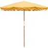 BUSINESS & PLEASURE - Ombrellone Amalfi - Giallo - Legno lamellare di recupero