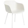 Muuto - Poltrona Fiber - Bianco - Plastica riciclata - Designer Iskos-Berlin