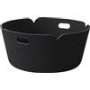 Muuto - Cestino Restore - Nero - Feltro riciclato - Designer Mika Tolvanen