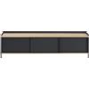 Muuto - Buffet Enfold - Nero - Massello di quercia oliato - Designer Thomas Bentzen