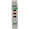 F&F LK-713R - Lampada di controllo di fase, 3 x 230 V+N, rilevatore di fase, colore: Rosso