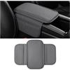 Adunsiaoto Tappetino per Console Centrale Auto, Tappetino Copertura Bracciolo, Copertura Bracciolo Protezione Console Centrale Auto, Protezione Pad per Veicolo Accessori Automobilistici(Grigio)