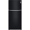 LG ELECTRONICS LG - Frigorifero 2 porte libera istallazione GTB744BMBED Classe E 509L, Antibrina-no frost, Sistema Multi Flow - Nero