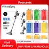 Proscenic P11 Aspirapolvere senza fili, aspirazione 35Kpa, pattumiera da 0,65 litri, sistema di filtraggio a 5 stadi, batteria da 2000 mAh