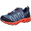 CMP - Kids Altak Trail Shoes WP 2.0, Bluestone-Arancio, 37