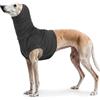 PUMYPOREITY Copri Orecchie Cani, Tutina Post Operatoria Protezione Collo Ferite Maglia Post Operatoria Sciarpa per Cani Vestito Recupero Paraorecchie Cocker(Grigio, XL)