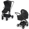 Foppapedretti Tictoc Duo passeggino+navicella, Ebony