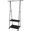 WELL HOME MOBILIARIO & DECORACIÓN Well Home Appendiabiti con telaio in metallo e doppio strato in poliestere 55-85x45x157cm