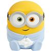 Paladone, SquishyGlo, Luce notturna in silicone di Bob dei Minions, con licenza ufficiale, lampada ricaricabile e morbida al tatto, con timer di spegnimento automatico, per camera da letto e casa