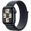 Apple Watch SE GPS 44mm Midnight Aluminium Case with Ink Sport Loop