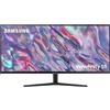 Samsung Monitor HRM ViewFinity S50GC (S34C502), Flat, 34'', 3440x1440 (WQHD), 21:9, HDR10, VA, 100 Hz, 5 ms, FreeSync, HDMI, Display Port, Ingresso Audio, PIP, PBP, Eye Saver Mode, Flicker Free