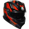 Agv casco integrale K7 E2206 Taurax - Nero Rosso lucido