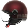MOMODESIGN Momo Design casco jet Fgtr Evo 2206 - Amarena opaco / Decal Argento