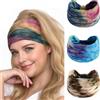 Alexis Leroy Fascia per Capelli Donna 3 Pezzi Turbanti Elastici Moda Casual Set Stile Natura