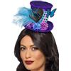 Smiffys Cappellino da Cappellaio Matto, Multicolore, sulla fascia Halloween
