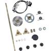 Akozon Kit di Ricambio per Pinza Disco Freno Catena Go Kart 29 Pollici per ASSE Posteriore Live per Quad ATV