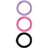 Mast Industria Italiana TROUSS 63 ELASTICO PER CAPELLI NERO/FUCSIA/VIOLA
