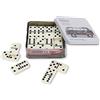 BRISA VW Collection - Volkswagen Domino, gioco da tavola in scatola di metallo retrò con 28 tessere, confezione in metallo, T1 Bus VW design (Dashboard)