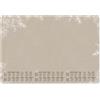 SIGEL H6316 Sottomano di carta- foglie di eucalipto - marrone/bianco/nero - circa A2-2026/2027/2028 - DE/EN/FR/NL - 30 foglie - certificazione FSC