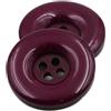 Whakano 10 pezzi di bottoni decorativi in resina, bottoni rotondi a 4 fori, per cucito, fai da te, decorazioni, per lavori di maglia, cucito, cappotti, abbigliamento, giacche, pittura, scrapbooking
