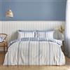 Catherine Lansfield Harbour Stripe - Set copripiumino singolo reversibile con federa, colore: blu