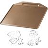 Zenker 9943950 - Teglia rettangolare con formine per biscotti natalizi, teglia da forno e formine in acciaio inox, teglia da forno per biscotti, teglia da forno, 35,9 x 32,8 x 2 cm