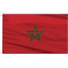 AhfuLife 1pcs Bandiera Marocco, 150×90 cm Bandiera Marocco, Doppio Lato con Occhielli in Ottone, per Coppa del Mondo, Campionato Europeo, Eventi di Calcio, Giardini Esterni e Festa
