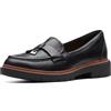 Clarks Westlynn Bella, Mocassino Donna, Pelle Nera, 42.5 EU Larga