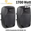 Soundsation GO-SOUND 15A IMPIANTO AUDIO amplificato coppia casse acustica 1700 W