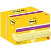 Post-it Foglietti Super Sticky, 12 Blocchi (1080 Fogli), 51 mm x 76 mm | Foglietti Adesivi Riposizionabili a Tenuta Extra Forte per Promemoria ed Elenchi; Aderiscono a Superfici Verticali
