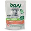 Oasy wet cat bocconcini adult sterilized salmon 85 g