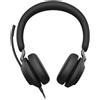 Jabra Cuffie riduzione del rumore con microfono Jabra Evolve 2 40 SE - Nero - refurbished