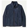 Patagonia M'S Retro Pile Jkt New Navy/Blu Orsetto Zip Blu Uomo