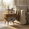 MIlani Home ADELINE - mobiletto 3 cassetti in mdf multicolor
