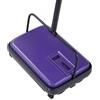 VEVOR Spazzola per Tappeti Manuale, Spazzola con Capacità Contenitore della Polvere 300 ml, Facile da Svuotare, Larghezza di Pulizia 17 cm, per Tappeti, Peli di Animali Domestici, Viola