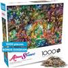 Buffalo Games, Puzzle da 1000 pezzi, motivo The butterfly ball di Aimee Stewart, impegnativo, perfetto per serate di gioco, 68 x 50 cm
