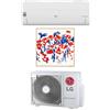 Lg - Climatizzatore LG Dual Split ArtCool Gallery Photo + Libero Smart WiFi 9+12 Btu Inverter in R32 A+++ MU2R15
