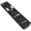 Metronic 495343 Telecomando Sostitutivo Universale per Control tutti TV Compatibile Marca Sony con Tasti Netflix/Prime-Video, Smart Televisore - Nero