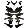 One by Camamoto Kit Set Carene Complete plastiche Compatibile con (cod 77380011in ABS 13 Pezzi Colore Nero Lucido Compatibile con Yamaha t-Max 500 Anno 2008-2009-2010-2011)