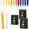 WOUMON 36 Candele Affusolate, 1,2 x 10 cm Paraffina Colorate, Candele Decorative per La Casa (10CM)