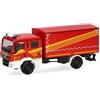 Herpa Modellino camion MAN TGM MzKW Vigili del fuoco, miniatura in scala 1:87, pezzo da collezione, Made in Germany, plastica