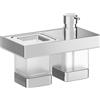Inda Set Indissima porta spazzolini/dispenser sapone cromo lucido