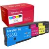 Xerox Everyday Inchiostro Everyday™ Multipack di Xerox compatibile con HP HP953XL (HP953XL MULTIPACK), Alta capacità - 006R04988