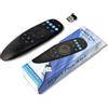 BOXPUT BPR2S Plus 2.4G RF, dotato di ricevitore USB, Bluetooth voce, mouse volante telecomando, giroscopio a 6 assi, 4TV tasti apprendimento infrarossi, compatibile con Android TV Box e TV Stick